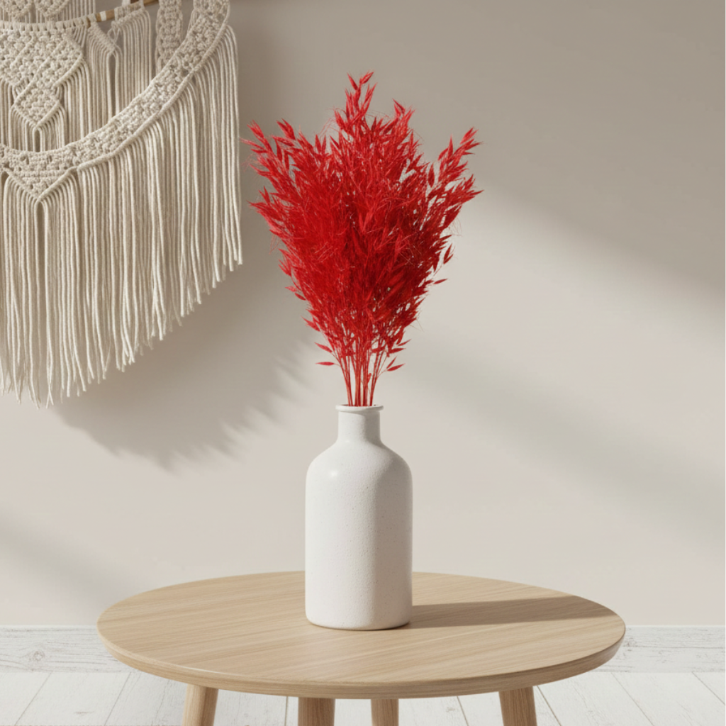 Sušená Avena Selvatica červená – dekorace do kytic a aranžmá